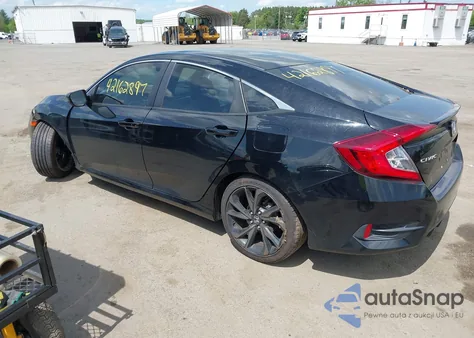 2019 Honda Civic Sport из США, поврежденный, VIN 19XFC2F80KE049025